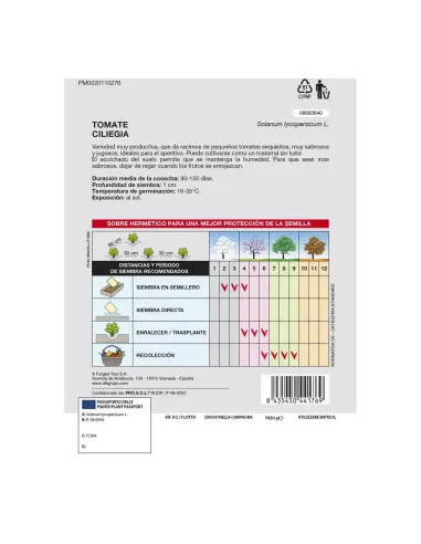Comprar semillas de tomates cherry en tienda abonica