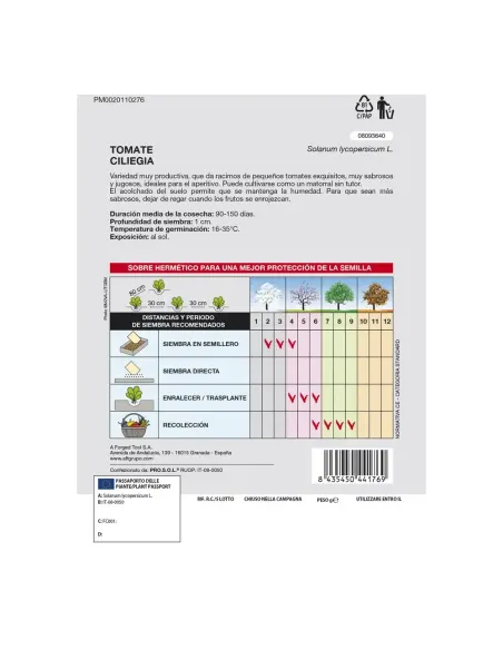 Comprar semillas de tomates cherry en tienda abonica