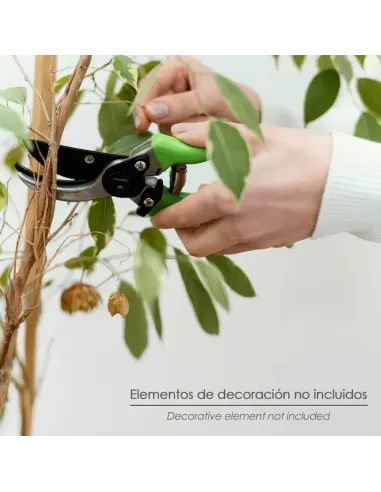 comprar tijeras podar una mano verdes 200 mm ptfe en tienda abonica