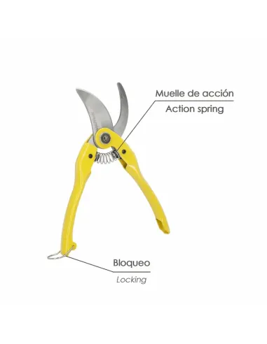 comprar tijeras podar una mano 3164/225 mm entry amarillas en tienda online abonica