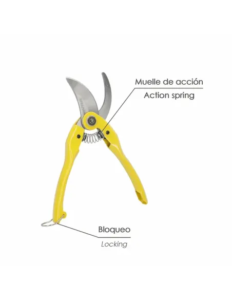 comprar tijeras podar una mano 3164/225 mm entry amarillas en tienda online abonica