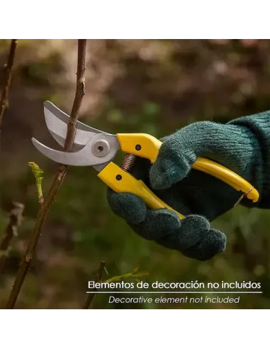 comprar tijeras podar una mano 3164/225 mm entry amarillas en abonica