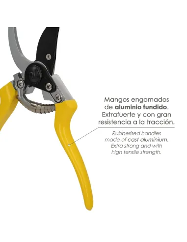 comprar tijeras podar una mano amarillas en tienda online abonica