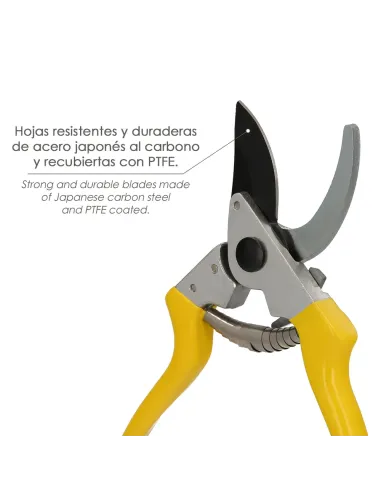 comprar tijeras de podar 1 mano japonesa amarillas en abonica
