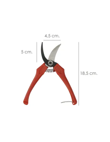 comprar tijeras vendimiar curva 1 mano P20/18cm en tienda abonica