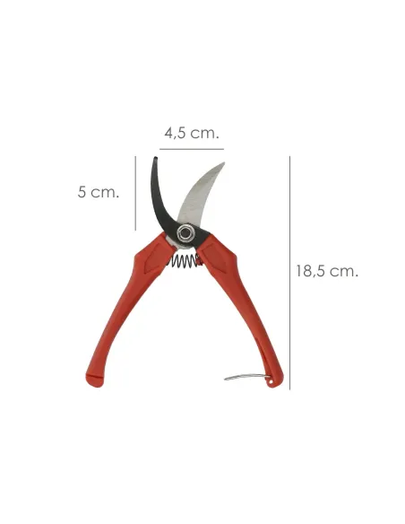 comprar tijeras vendimiar curva 1 mano P20/18cm en tienda abonica