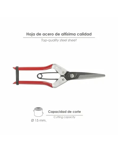 comprar tijeras recolectar ajos 1 mano P-1702 210mm en abonica