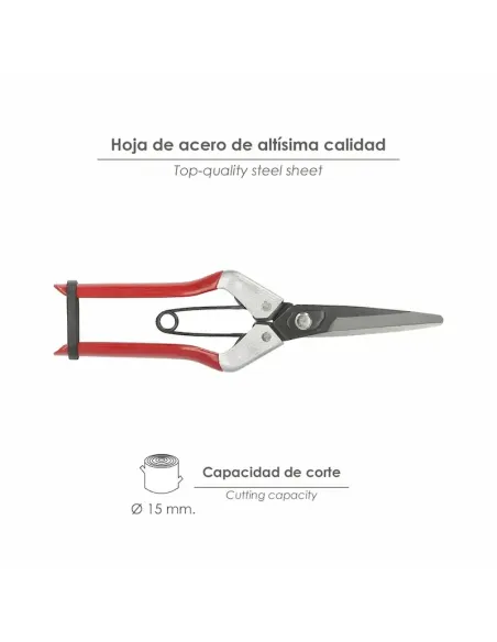 comprar tijeras recolectar ajos 1 mano P-1702 210mm en abonica