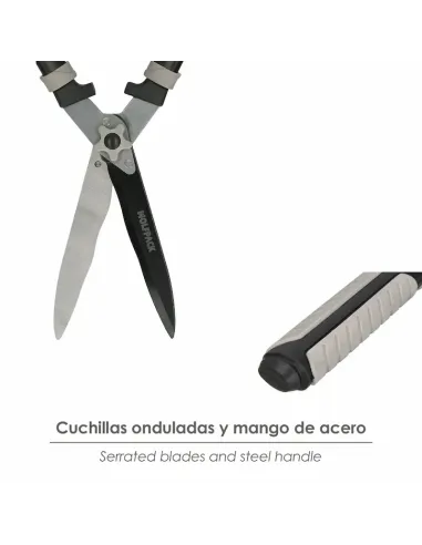 comprar tijeras podar setos 2 manos acero en abonica