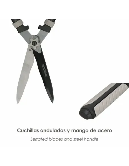 comprar tijeras podar setos 2 manos acero en abonica