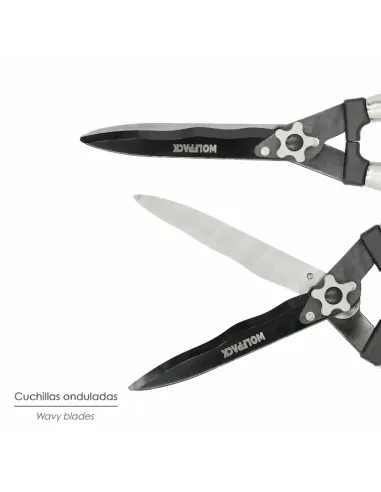 comprar tijeras podar setos 2 manos mangos madera en tienda online abonica