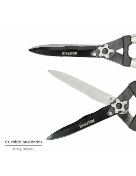 comprar tijeras podar setos 2 manos mangos madera en tienda online abonica