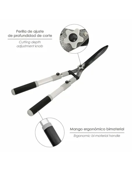 comprar tijeras podar setos 2 manos aluminio en tienda online abonica