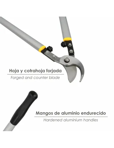 comprar tijeras podar 2 manos profesional forja y alumnio 75 cm en abonica