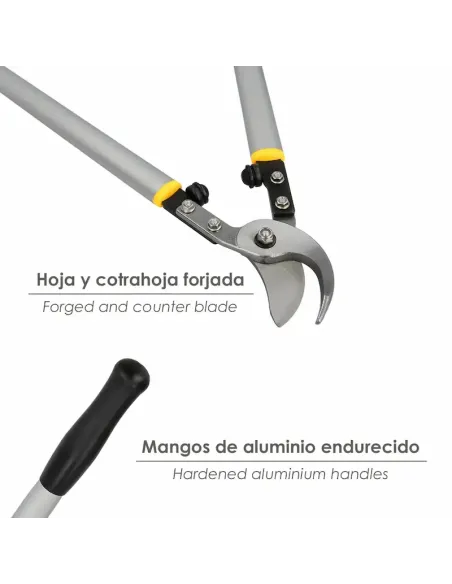 comprar tijeras podar 2 manos profesional forja y alumnio 75 cm en abonica