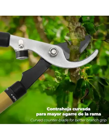 comprar tijeras podar acero telescópica 2 manos en tienda abonica