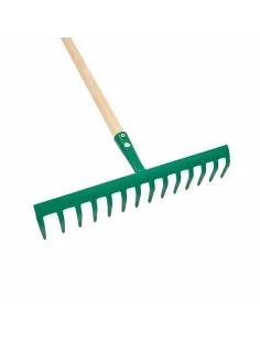 comprar rastrillo jardín 14 dientes mango de madera 130 cm en tienda online abonica