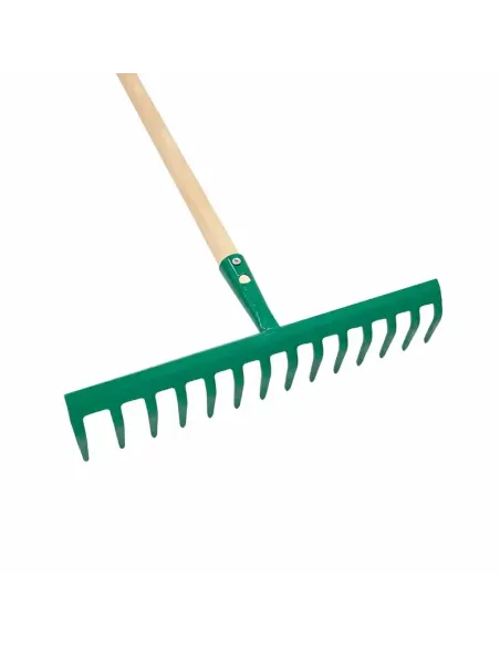 comprar rastrillo jardín 14 dientes mango de madera 130 cm en tienda online abonica