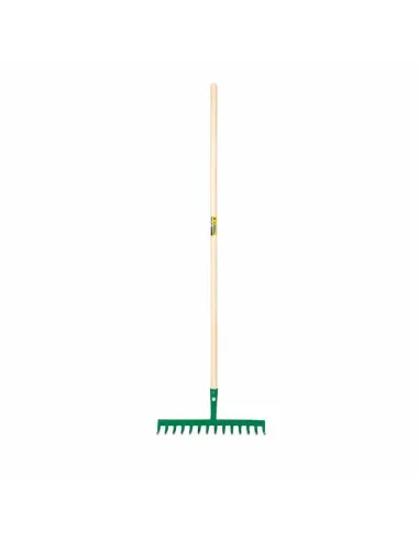 comprar rastrillo jardín 14 dientes mango de madera 130 cm en tienda abonica