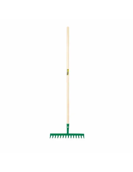 comprar rastrillo jardín 14 dientes mango de madera 130 cm en tienda abonica