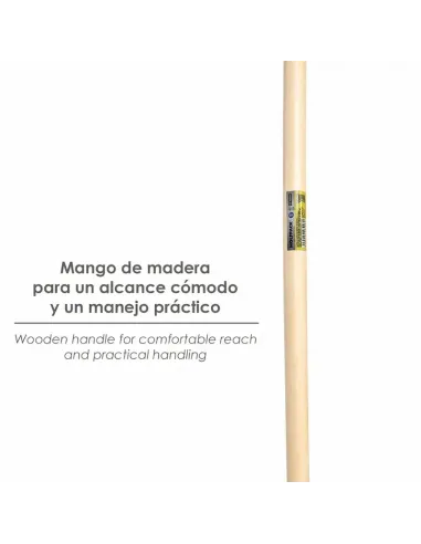 comprar rastrillo jardín 14 dientes mango de madera en tienda abonica