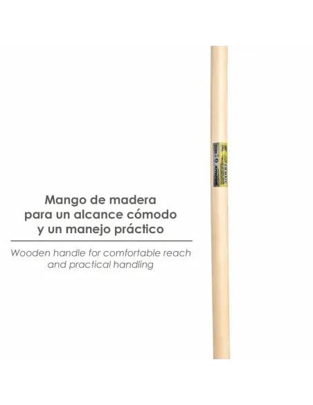 comprar rastrillo jardín 14 dientes mango de madera en tienda abonica