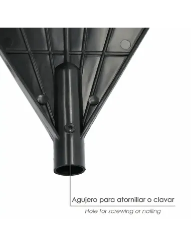 comprar rastrillo plástico triangular en tienda abonica
