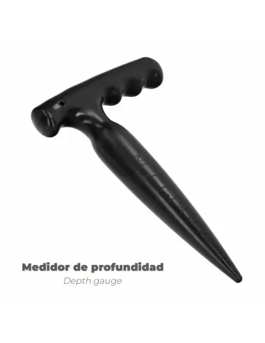 comprar plantador jardín Abs negro en tienda online abonica