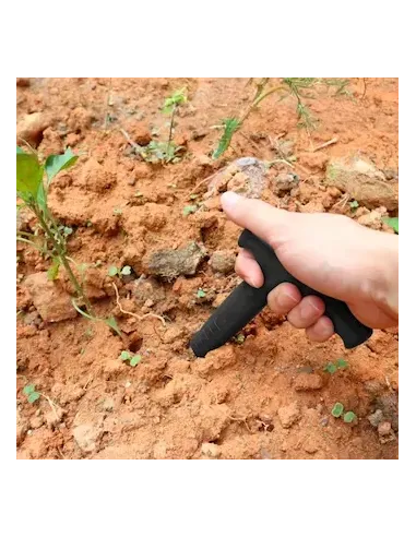 comprar plantador jardín Abs negro en abonica