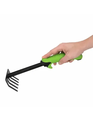 comprar rastrillo jardín 1 mano mango Tpr verde en tienda abonica
