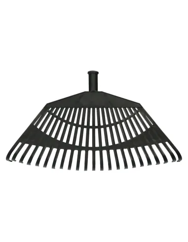 comprar rastrillo plástico trapezoidal 23 dientes negro en tienda abonica