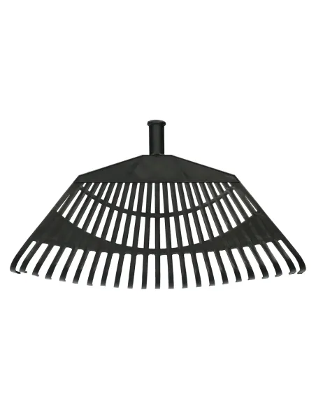 comprar rastrillo plástico trapezoidal 23 dientes negro en tienda abonica