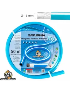 comprar manguera tricotada no torsion blue - Rollo 50 metros - 15mm en abonica
