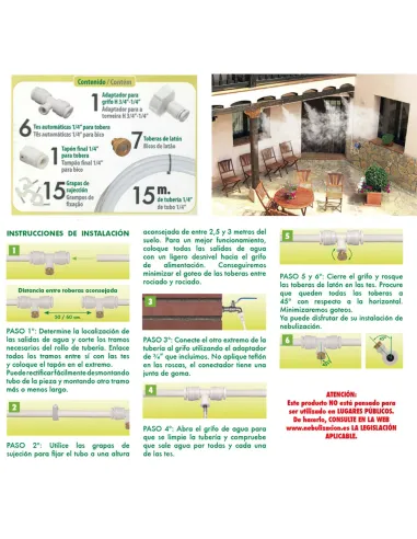comprar kit de nebulización con instrucciones en tienda online abonica