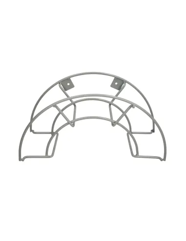 comprar soporte manguera pared metálica media luna color gris en tienda onlie abonica