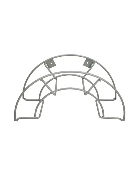comprar soporte manguera pared metálica media luna color gris en tienda onlie abonica
