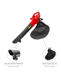 comprar aspirador triturador y soplador 3 en 1 eléctrico wolfpack en abonica 2