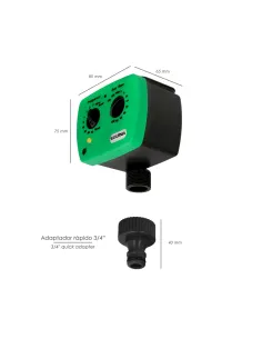 comprar programador riego analógico - mecánico de grifo con 1 salida 3/4" en tienda online abonica 2