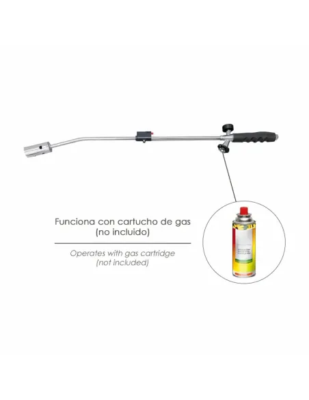 comprar soplete quemar hierba con encendido piezoeléctrico con cartucho gas en tienda online abonica
