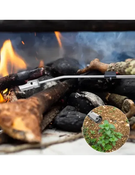 comprar soplete quemar hierba con encendido piezoeléctrico con cartucho gas en tienda abonica
