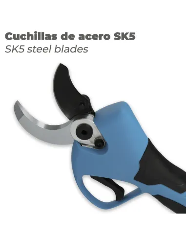 comprar tijeras podar a batería 21 volt. con 2 baterías y maletín en abonica