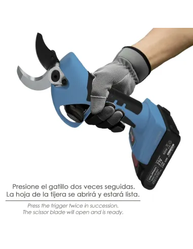 comprar tijeras podar a batería con 2 baterías y maletín en tienda online abonica