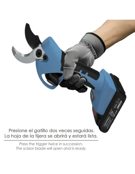 comprar tijeras podar a batería con 2 baterías y maletín en tienda online abonica