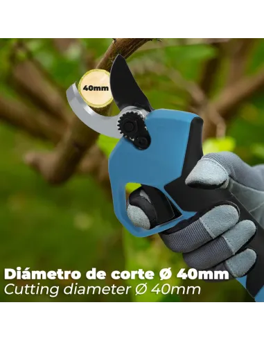 comprar tijeras podar a batería y maletín en tienda online abonica