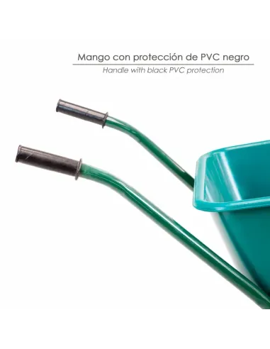comprar carretilla plástico desmontada 100 litros en tienda online abonica