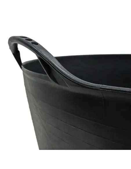 comprar capazo de plástico negro varios tamaños en tienda abonica