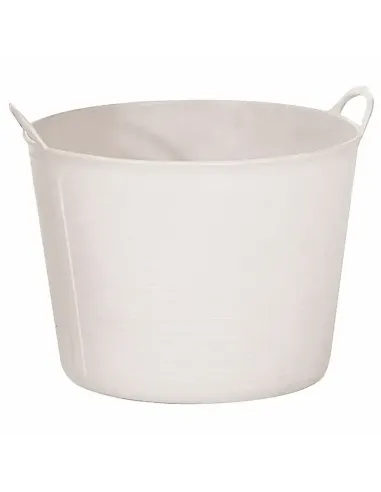 comprar capazo plástico blanco 40 litros en tienda online abonica