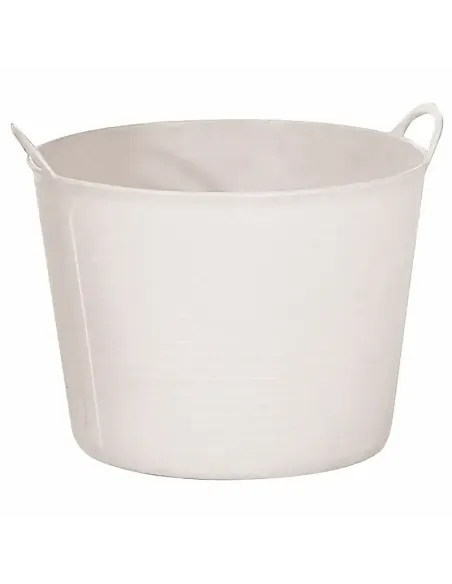 comprar capazo plástico blanco 40 litros en tienda online abonica