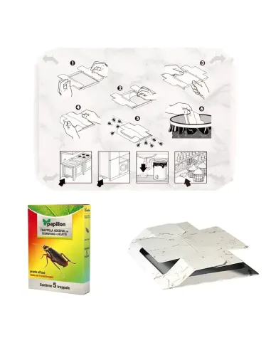 Comprar trampa adhesiva para control de cucarachas en tienda abonica