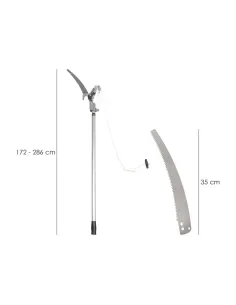 comprar corta ramas con serrucho mango aluminio extensible 1,8 a 2,8 metros en tienda online abonica 2